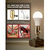 Briignite 3 Way LED Light Bulbs, 4 Pack, Soft White