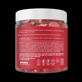 Novomins Iron Sugar-Free 60 Gummies 30 Days Supply