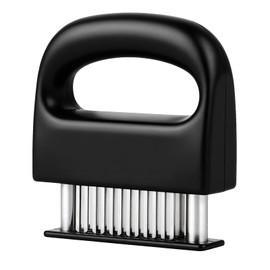 KITDAHOM Meat tenderiser - steaker meat tenderiser - steaker, 48 stainless steel blades, for chopping and tenderizing meat, ideal for beef, chicken, fish and lamb when cooking and barbecuing