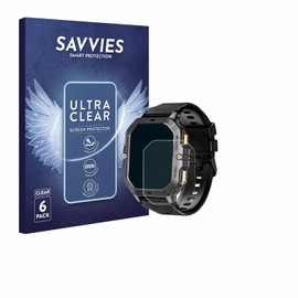 Savvies 6 Pack Screen Protector compatible with Oukitel BT101 2.02" Protection Film Clear