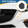 TOPUS Front Bumper Tow Hook Cover for Mazda 3 Axela