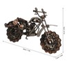 Motorcycle Toy Model Metallic Antique Texture Sturdy Smoothing Durable Metal