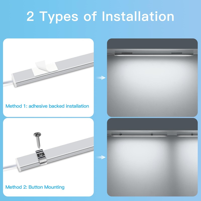 CHNMALITAI 5 V USB LED Kitchen Under-Unit Light, Pack of