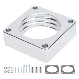 Car Throttle Body Spacer Aluminium Alloy Maintenance Replacement for Jeep Wrangler TJ YJ 87‑06
