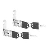 PATIKIL Cabinet Drawer Lock with Key 2 Pcs 1"(25mm) Key