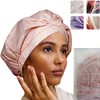 Gorro Ducha Reutilizable Mujer Impermeable Prueba Fugas Antideslizante Banda Elástica
