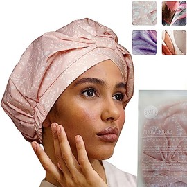 Gorro Ducha Reutilizable Mujer Impermeable Prueba Fugas Antideslizante Banda Elástica Suave Transpirable Duradero Gorros Navideños Nombre Marc