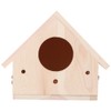 Outdoor Innovative Wooden Bird House Birds Nesting Breeding Cage Ornament