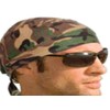 Camo Skull Cap Woodland Camouflage SWEATBAND Bikers Cap Head Wrap