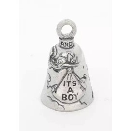 Guardian Bells It's a Boy Stork Guardian Bell Pendant Lucky Charm