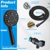 Wosaisius High Pressure Handheld Shower Head, Detachable Showerhead with Handheld