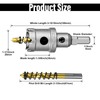 SALI 1-1/12" (28mm) TCT Hole Saw Kit Tungsten Carbide Tipped