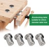 Pack of 4 Bench Dog Bench Hooks 20 mm, Aluminium