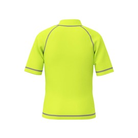 Boys Short-Sleeve Rash Vest - Kids UPF Surfing Tshirt Children Quickdrying Beach Swim Tee Youth Breathable Water Sports Top Fresh Green 5/6y