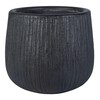 SAFAVIEH Outdoor - Francia Black Concrete Ficonstone Planter Pot with