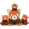 MorisMos Red Panda Stuffed Animal, Stuffed Mommy Red Panda Plush