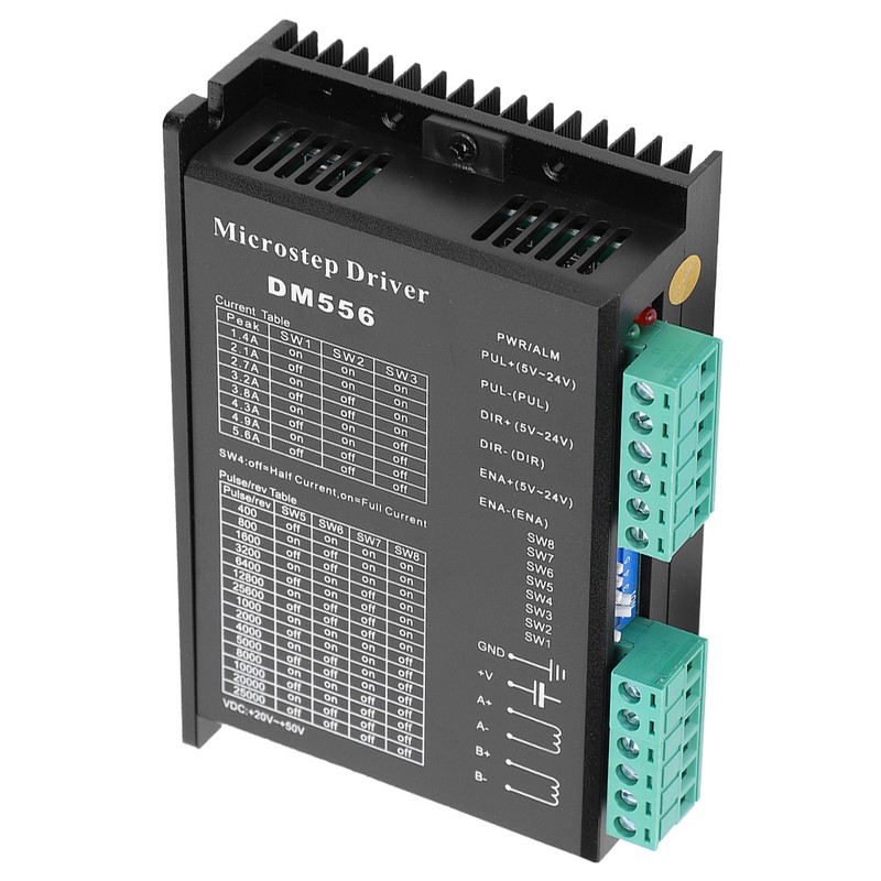 DM556 Stepper Motor Driver 20‑50VDC Low Noise Anti‑Interference 200kHz Pulse