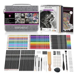 Kit De Lápices De Dibujo 100 Piezas (gris),dibujo Y Boceto                                                                                            