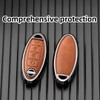Happyit Zinc Alloy Leather Car Key Cover Cases for Nissan