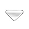 Croydex QM265941 Chrome Wall Mounted Corner Shower Basket for Bathroom,