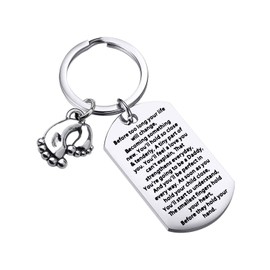 MYOSPARK New Dad Keychain You're Going to Be a Daddy to Be Keychain Pregnancy Announcement Gift for New Father to Be Gift (You're going to be a Daddy)