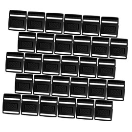 STOBOK Buckles 100Pcs portable plastic buckle Professional Plastic Buckle center release buckle for hat Center Release Buckles