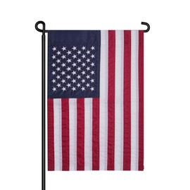 MCFULL 4th of July Decorations Outdoor,12x18 Inch American Garden Flag for Outside,American Flags Fourth of July Decorations for Yard,Embroidered Stars Patriotic Garden Flags for Independence Day
