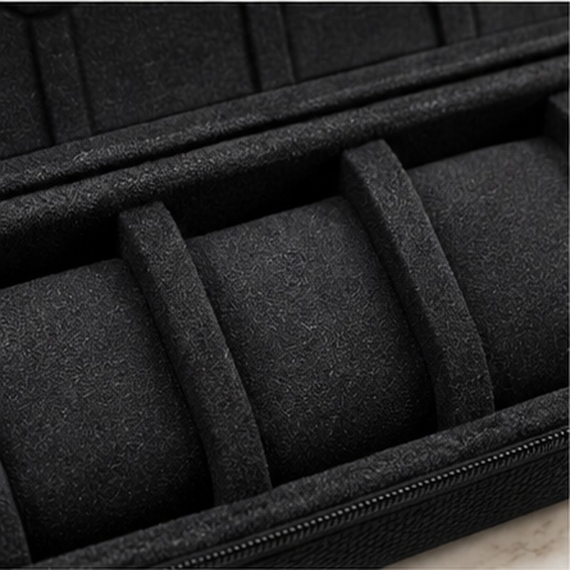 5-Slot Watch Organizer Case for Travel – Hard Shell Storage