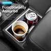 Auovo Center Console Front&Rear Cup Holder Inserts Compatible with Toyota