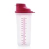 New Tupperware Shaker 600 ml 2,5 Tasse (Rosa / Weiß)