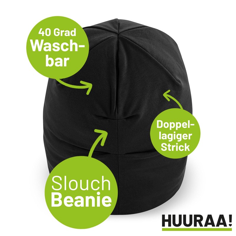 Huuraa Beanie Thailand My Love Gift Thailand Gift Idea, black,