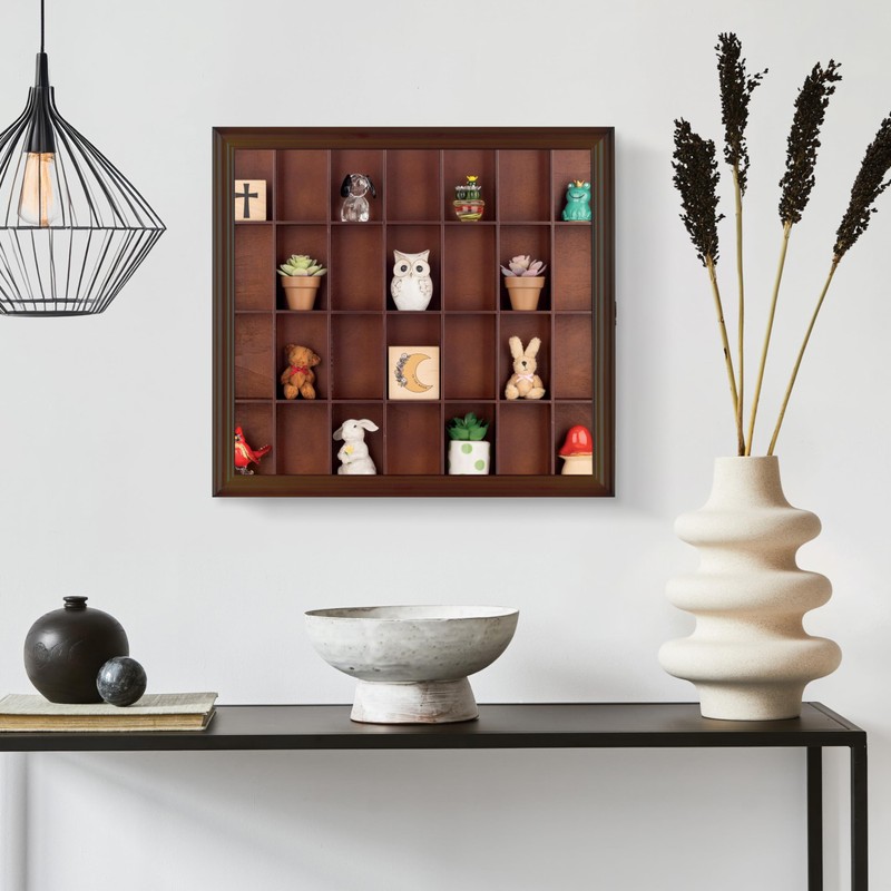 Gallery Solutions - 18x16 Shot Glass Collection - Display Case