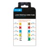 Simply 10 pcs Low Profile Mini Fuse Assortement - 5A,
