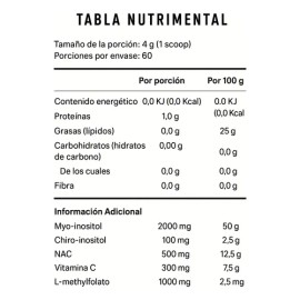 Em Fisic Suplemento Myo & D-chiro Inositol 240g Polvo + Nac
