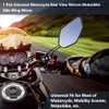 1 Pair 8mm 10mm Universal Motorcycle Rear View Mirrors Scooter