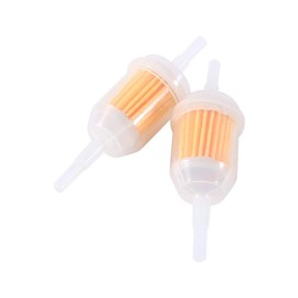 Fuel Filter, Petrol Filter 8 mm Motorcycle, Fuel Filter, Pack of 2 Universal Car Engine Petrol Inline Pipe Reusable Fuel Filter 6 mm 8 mm Hose Pre-Filter for Car Motorcycle