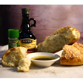 Alessi Herb & Seasoning Grinder, Dipping Spices for Olive Oil, Tip n' Grind (Garlic, 0.76 Ounce (Pack of 6))