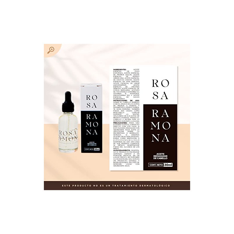 Skin Inc | Rosa Ramona Aceite Reparador de Capilar Control