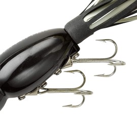 Arbogast Hula Popper, Unisex-Adult, Hula Popper, G770-02, Black, 1 3/4 in