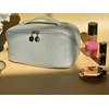 Large Capacity Travel Cosmetic Bag, Travel Makeup Bag, Opens Flat