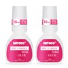2 Bottles Nail Glue for Tips, 15 ml Professional Nail