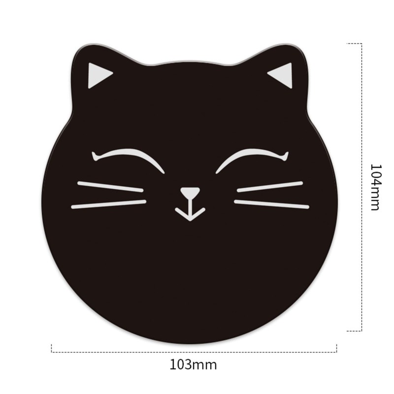 吸水 珪藻土コースター ねこ柄 猫 おしゃれ 滑り止め こーすたー 和風 高吸水性 断熱