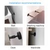 OVIRSHOP Bed Frame Anti Shake Spacers, Pack of 4 Adjustable