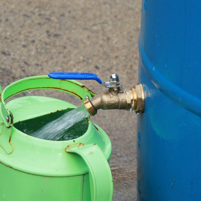 RAINPAL RBS024 Brass Rain Barrel Spigot (LF Compliant 3/4" Quarter