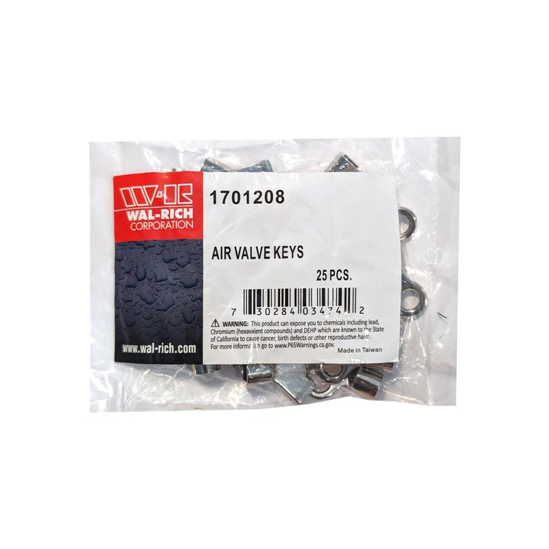 Wal-Rich Radiator Bleeding Air Valve Key Radiator Bleed Keys Set