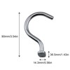 DGZZI Silver Snooker Billiard Table Solid Brass Board Cue Hook