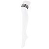 Long White Thigh High Socks for Women - Over the