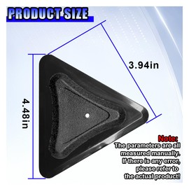 GAOLAOSY Car Water Blade Squeegee, 4.5" Small Flexible Silicone Window Tint Squeegee, Multifunctional Quick Drying Water Wiper for Car Windshield, Window Cleaning, Shower Glass Door (Black)