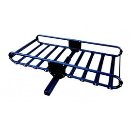 46 x21x6 inch Hitch Mount Steel Cargo Carrier Luggage Basket for 2" Hitch Receiver 500-lbs Capacity