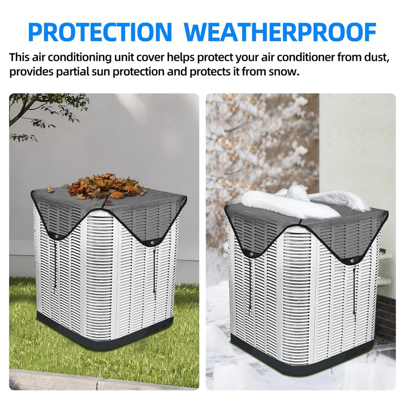 Air Conditioner Covers for Outside 32" x 32",AC Mesh Cover,